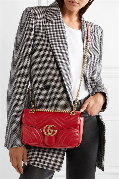 gucci red marmont|gucci red marmont bag small.